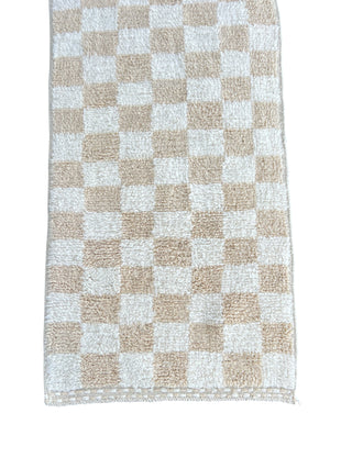 checkered moroccan runner