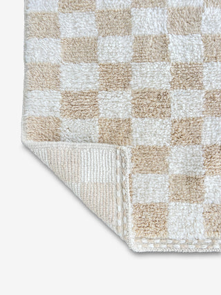 checkered moroccan runner