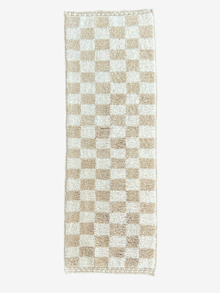 checkered moroccan runner